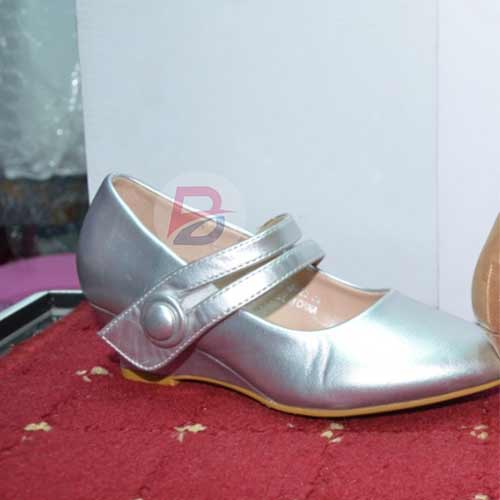 girl shoes in kenya - City star Silver kids shoes