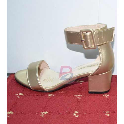 latest shoes for ladies in kenya - Hoopoe Moda Gold shoe - official