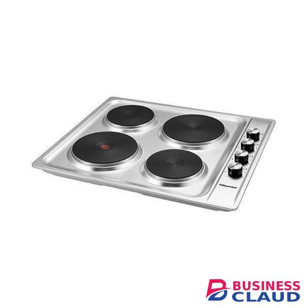 Hisense H60STES 60cm 4 Plate Electric Hob Stainless Steel