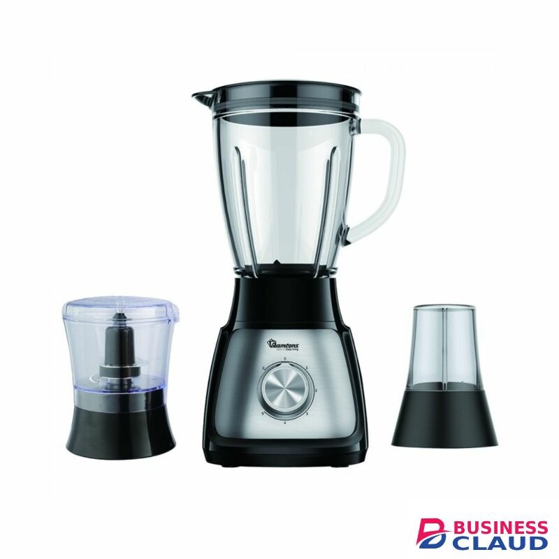 RAMTONS BLENDER+MILL+CHOPPER 1.5 LITERS 5 SPEED- RM/597
