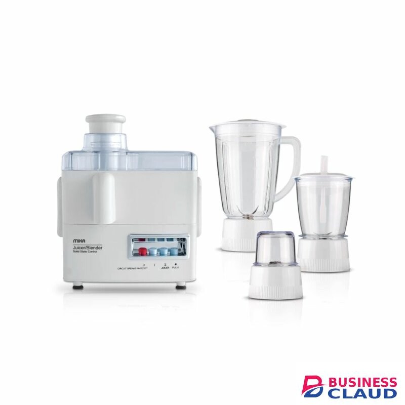 Mika 4-in-1 Juicer Blender Grinder 500W – White, MJR411W