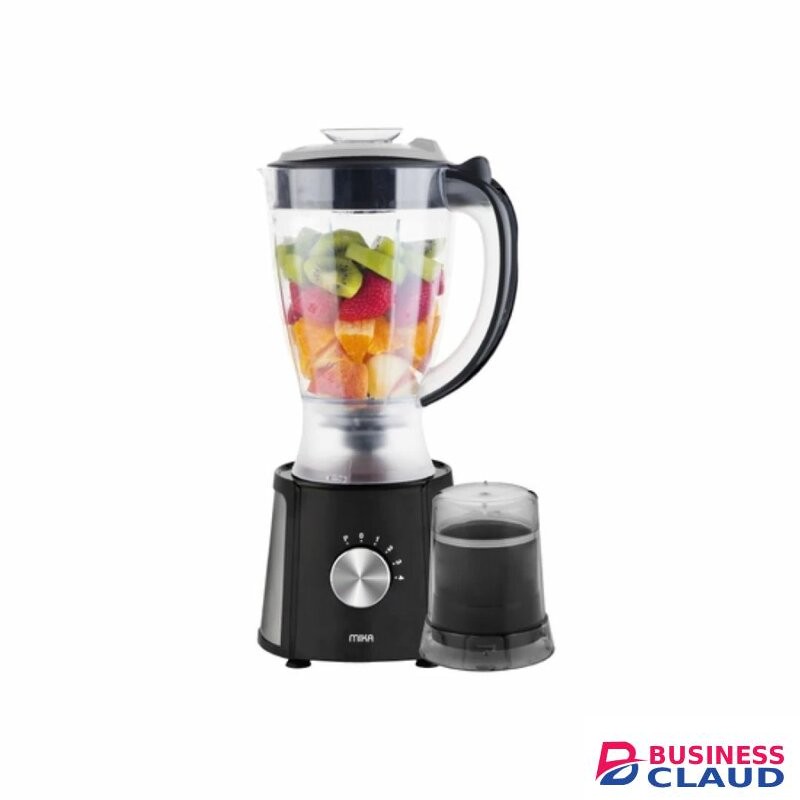 Mika Blender, 1.5L, 2 In 1, With Grinder, Black MBLR402/BLX
