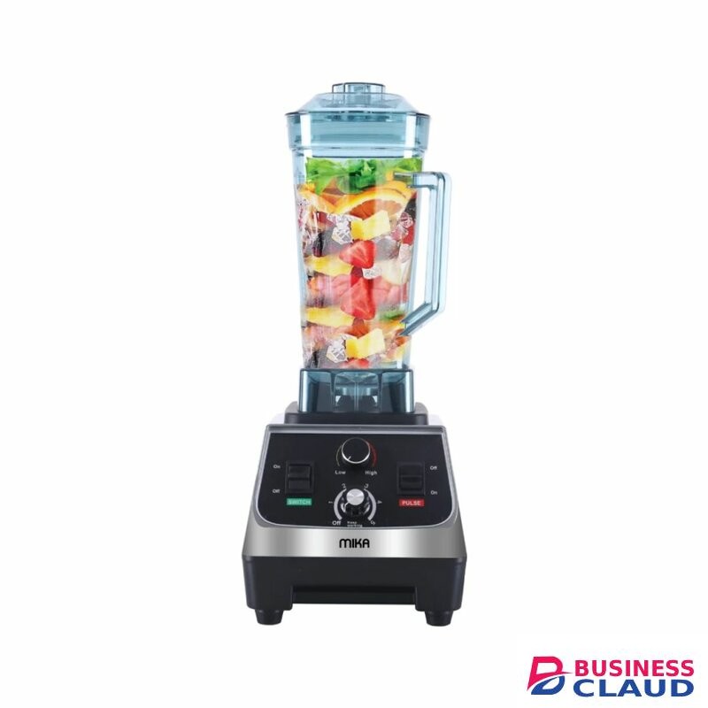 MIKA Commercial Blender, 2L, Silver & Black MCBL1151BS