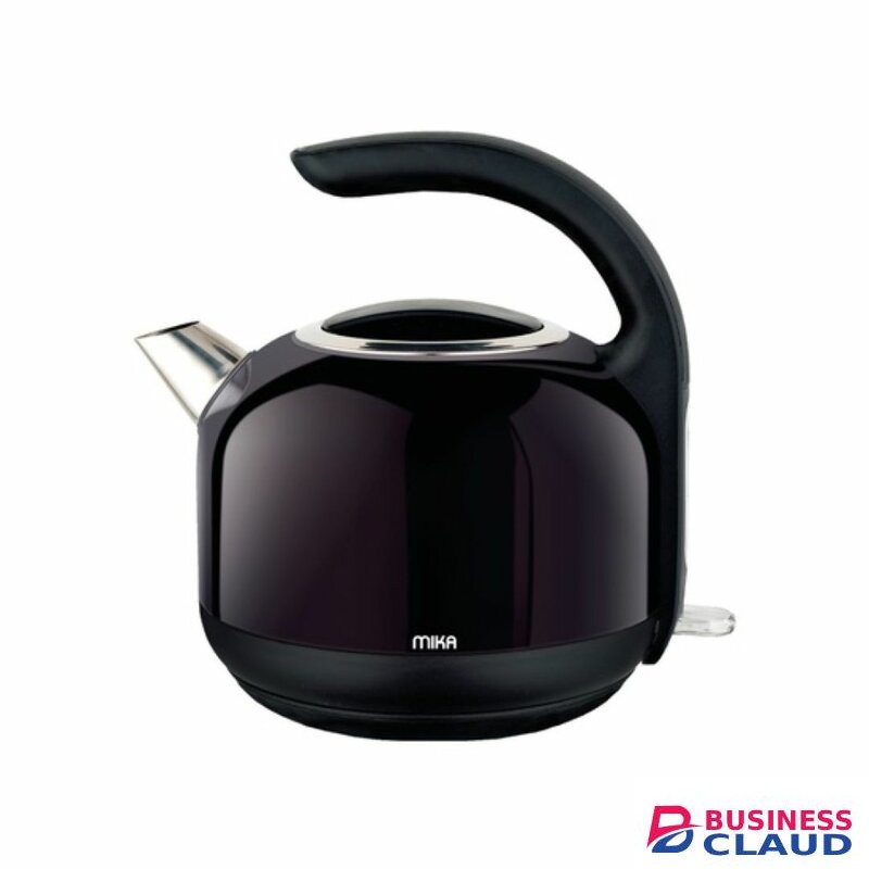 MIKA MKT2401 Kettle (Electric), Stainless Steel, 1.7L, Cordless, Black