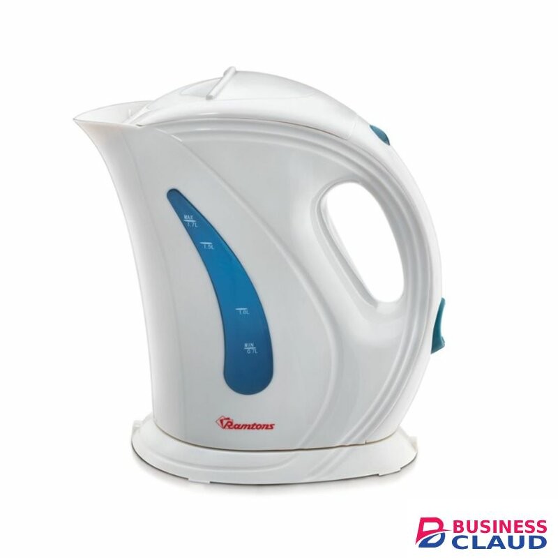 RAMTONS RM/225 CORDLESS ELECTRIC KETTLE 1.7 LITERS WHITE AND BLUE