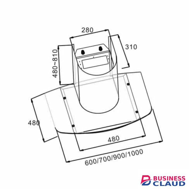 Newmatic H76.9S Kitchen Chimney Hood