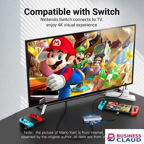 Vention USB C to 4 in 1 Multifunction Docking Station