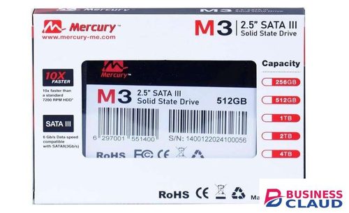 Mercury M3-512 2.5″ 512GB SATA III Internal SSD