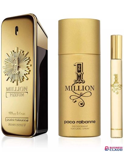 Paco Rabanne One Million Parfum Three Piece Men Perfume Gift Set