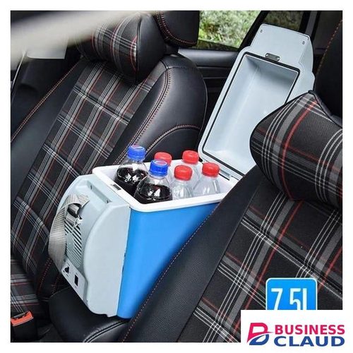 Mini Fridge, 7.5L Portable Cooler and Warmer Refrigerator for Home, Dorm, Office and Car, 12V DC Compact Refrigerator Electric Cooler for Beverage, Foods, Skin Care, Cosmetics