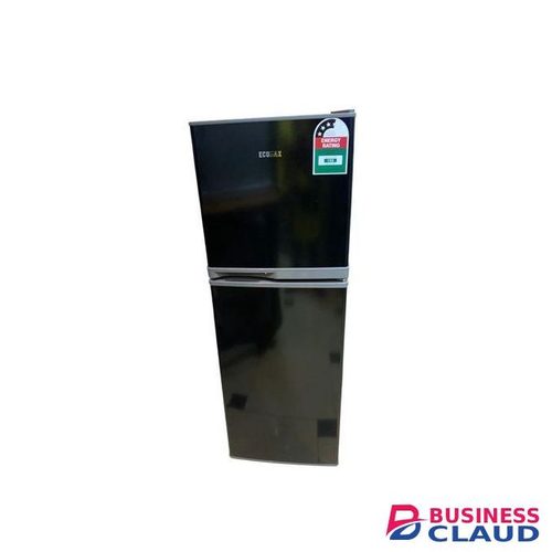 Ecomax Fridge,double Door 138l Refrigerator BD-138 Black