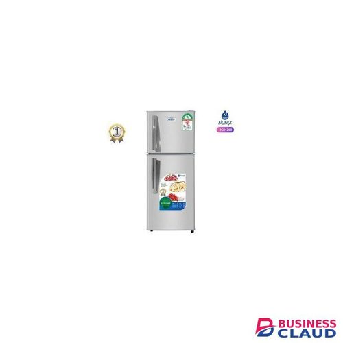 Nunix 200L Double Door Refrigerator/Fridge, Defrost Large capacity, energy efficient