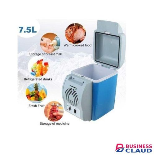 Portable Car Fridge, Portable Car Refrigerator - Mini Electric Cooler & Warmer For Travel & Home Use,Portable Electric Cooler Box,Thermoelectric Car Fridge,Mini Breast Milk Cooler