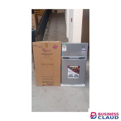 Roch RFR-110D-B Double Door Refrigerator - 85 Litres - Silver