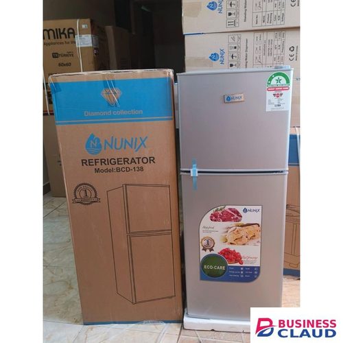 Nunix 138 Litres Large Capacity single Door refrigerator Fridge -Silver