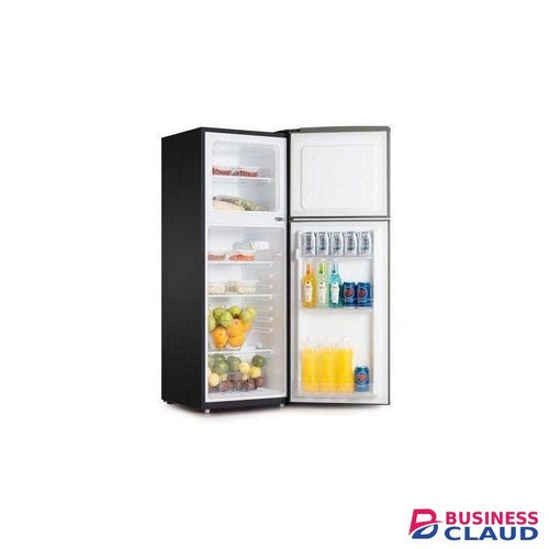 Hot Point High Quality 138Litres Double Door Fridge - Stainless Steel Refrigerator