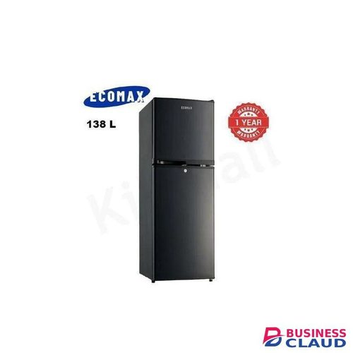 Ecomax 138L Double Door Fridge, 3 STAR RATING Energy Saving Refrigerator