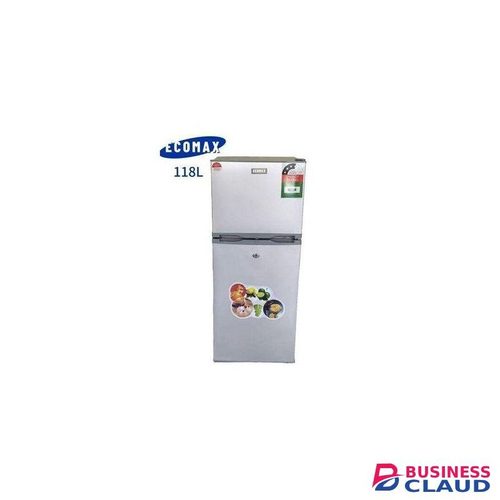 Ecomax 118l double door energy saver double door refrigerator with free fridge guard