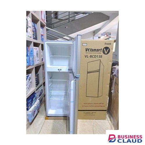 VOLSMART 138L Fridge Freezer Energy Saving Double Doors Refrigerator VL-BCD138 1 YEAR WARRANTY