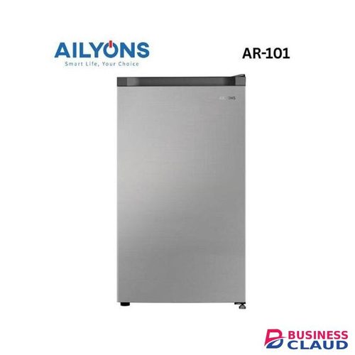 AILYONS AR-101S 92L Single Door Refrigerator,Energy Saving Compact Fridge, Fast Cooling, Low Noise, Silver Grey (1YR WRTY)
