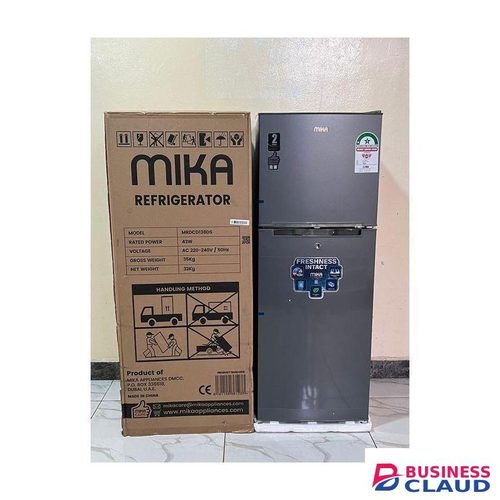 Mika 138 L FRIDGE Double Door Refrigerator Top Mounted Freezer 2 Star Energy Rating Direct Cool Deodorizer-Smell Buster -