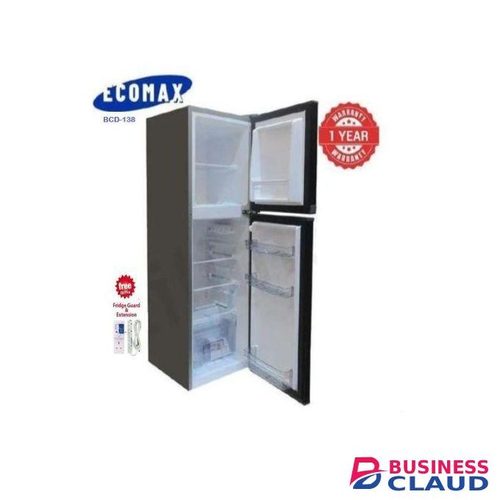 Ecomax 138L Double Doors Fridge and Freezer Energy Saving Household Applicances Refrigerator WITH FREE GIFT MODEL (BCD-138L)