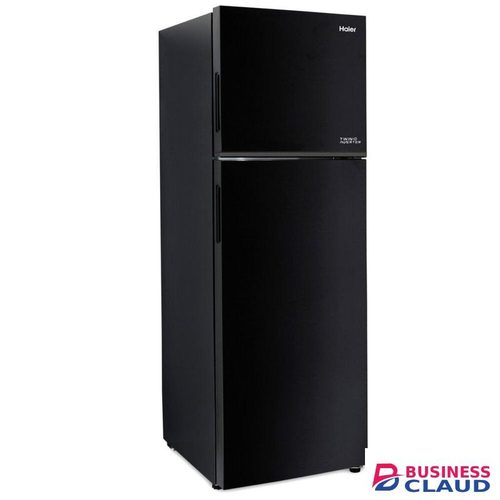 Haier 333L Fridge No Frost Double Door Twin Inverter Refrigerator HRF-355BS- Black (2YRs WRTY)