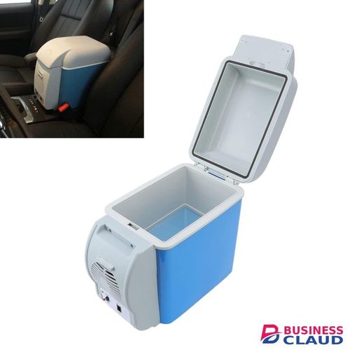 Portable 7.5L Car Fridge, Mini Cooler Warmer 12V/24V Vehicle Refrigerator for Travel, Camping, Office, with LED Display and Quiet Compressor