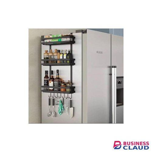 Over The Fridge Storage Rack Organizer/Spice Rack
