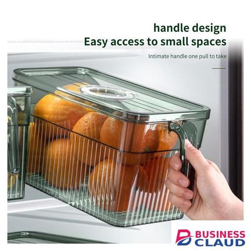 3L Elegant Acrylic Fridge Container With Date Indicator