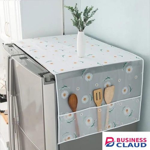Refrigerator Covers - Durable, Dustproof & Washable PEVA Storage Bag For Household Organization