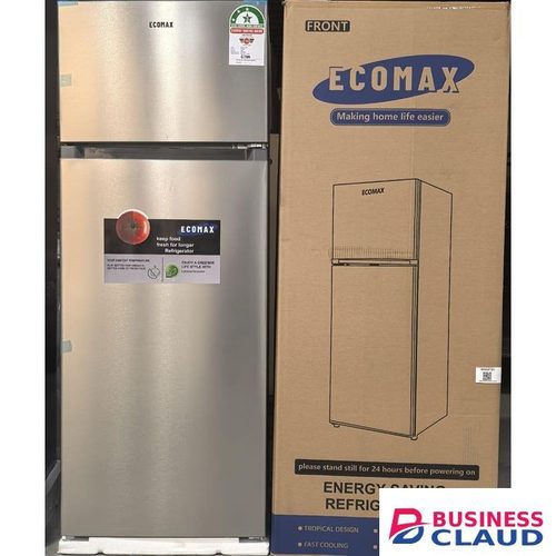 Ecomax 230 litres dark silver double door refrigerator
