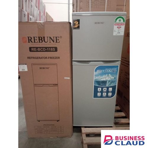Rebune 118 litres double door refrigerator