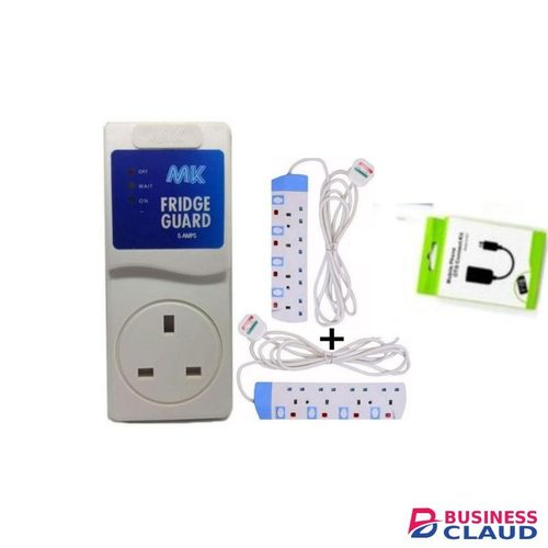 MK Fridge guard plus 2 extension lead to way and otg warranty