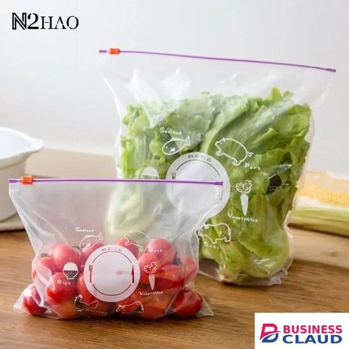 Reusable ziplock fridge bags