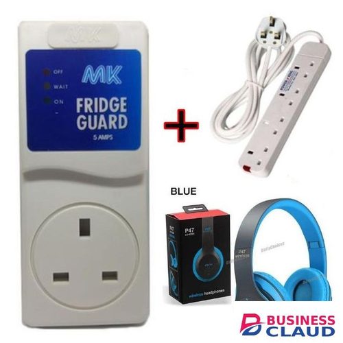 MK Fridge Guard+4Way Extension+P47 Headphones