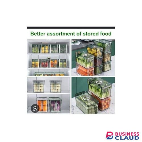 Acrylic Fridge Container /Cereal Storage Container 3litres