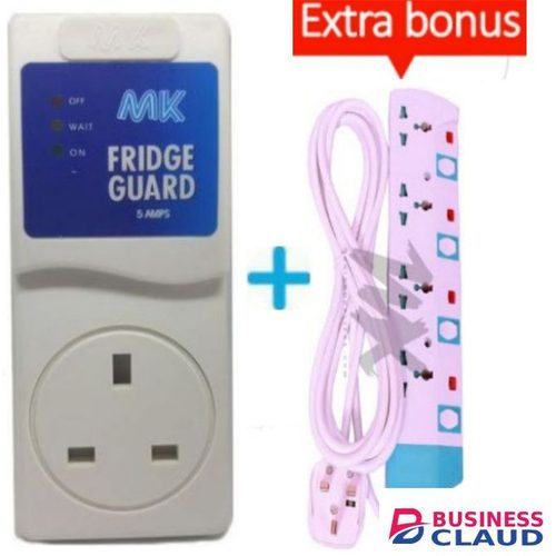 MK Fridge Guard + 4 -way Power Extension Cable
