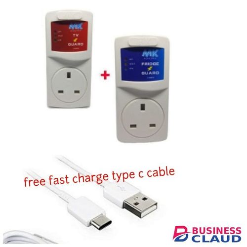 Mk Electric Fridge Guard + Tv Guard & Type C Cable