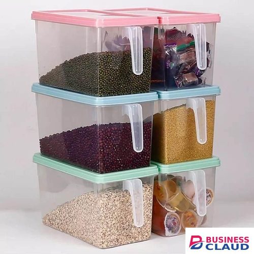 Plastic Fridge & Cereal Storage Container – Practical Kitchen Organizer