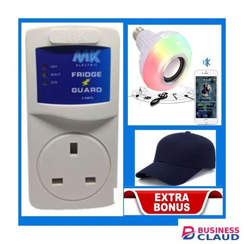 MK FRIDGE GUARD+ Bluetooth Music Bulb + Cap