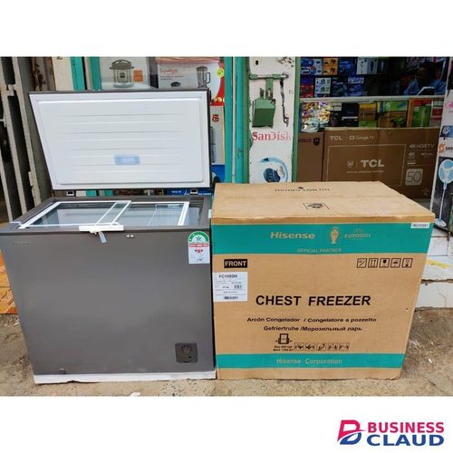 Hisense 198L Chest Freezer – Glass Sliding Lid with Wire Basket