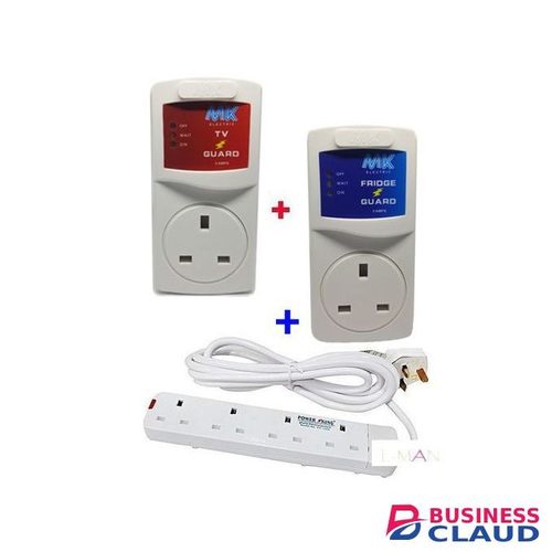 MK Electronics TV Guard + FRIDGE Guard + 4 Way Extention