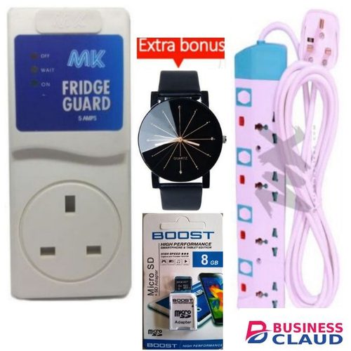 MK Fridge Guard + Free 4 Way Power Extension+ Bonus