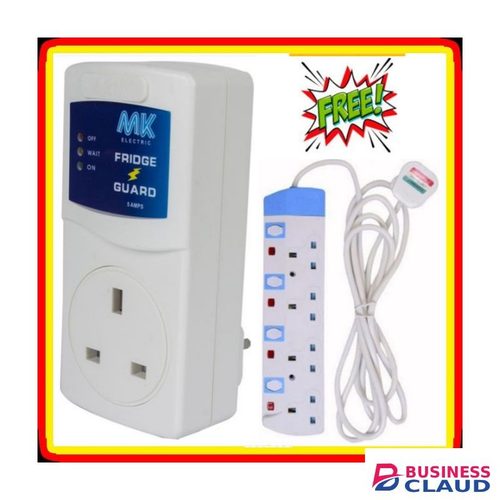 MK Electronics Fridge Guard A Free 4 Way Extention -white