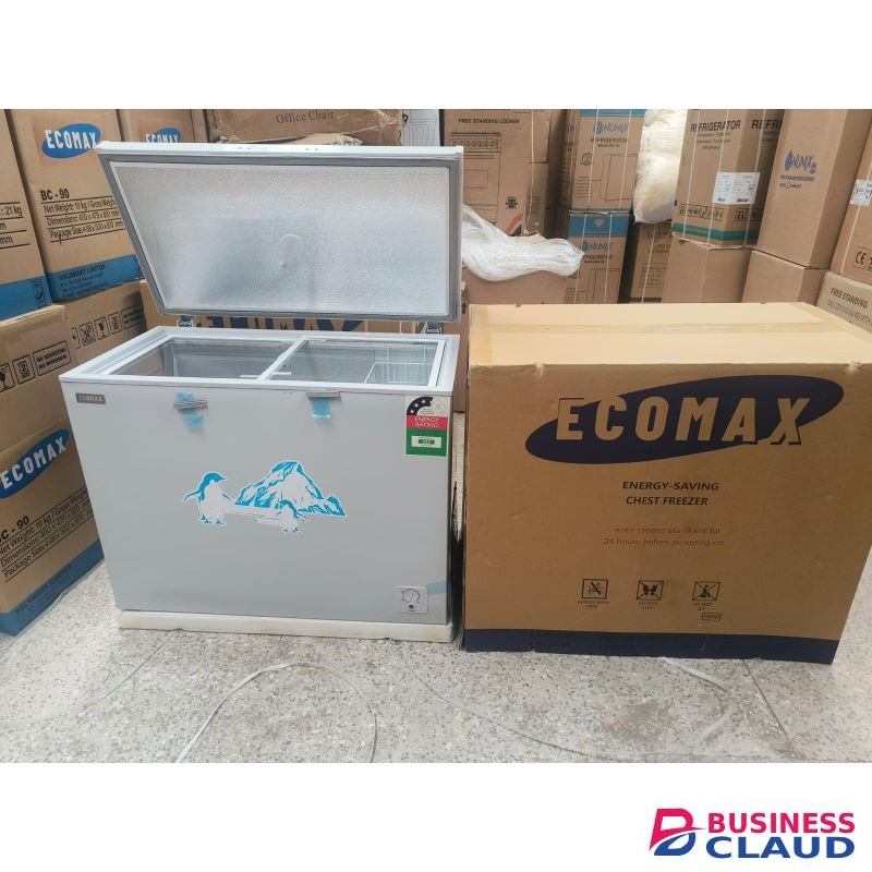 Ecomax 219 litres deep freezer with free guard