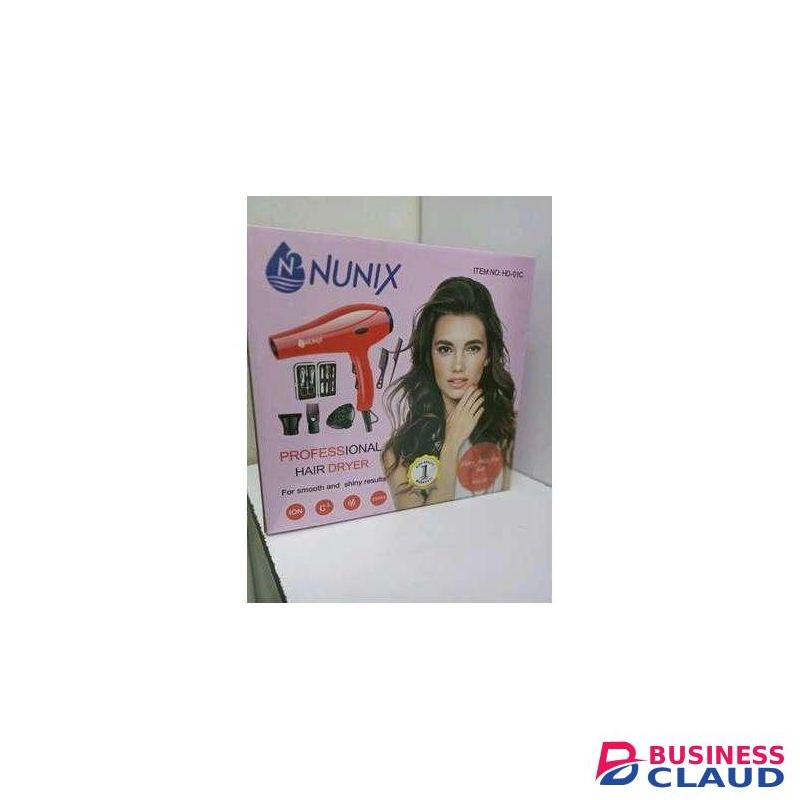 Nunix 2200W Professional Hair Dryer with Accessories/Hair Blow Dryer
