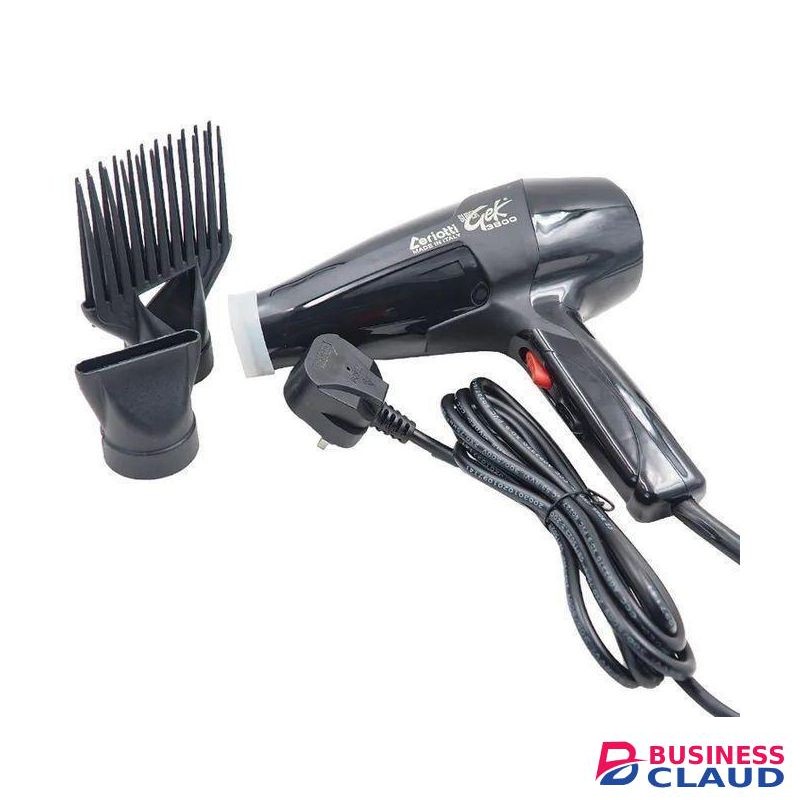 Ceriotti Offer Super GEK 3800 Blow Dry Hair Dryer Turbo Hair Dryer Hair Dryer, Styling Edition, 3 Heat Settings, 2 Speed Settings, Cool Shot Button, 2 Blow Dryer Accessories Included