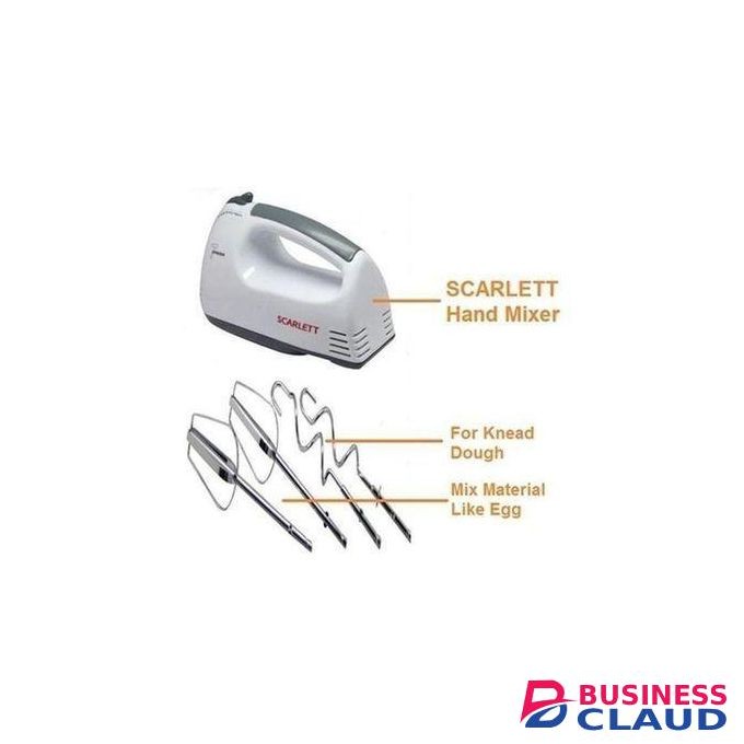 Scarlet 7 Speed Electric Hand Mixer/Blender With Beaters,Whisk
