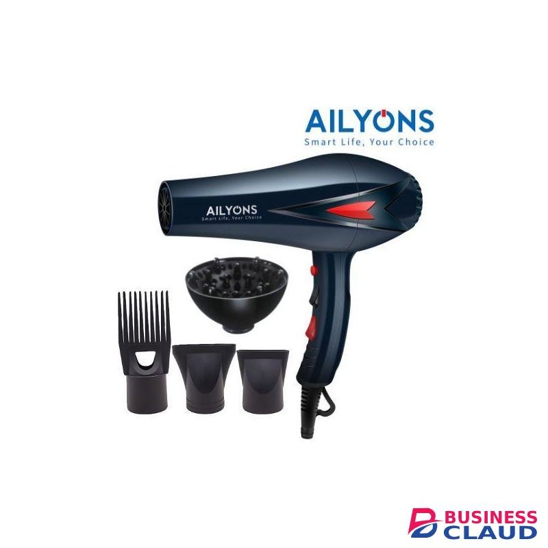 AILYONS Professional Hair Blow Dry Hair Dryer With 4pcs